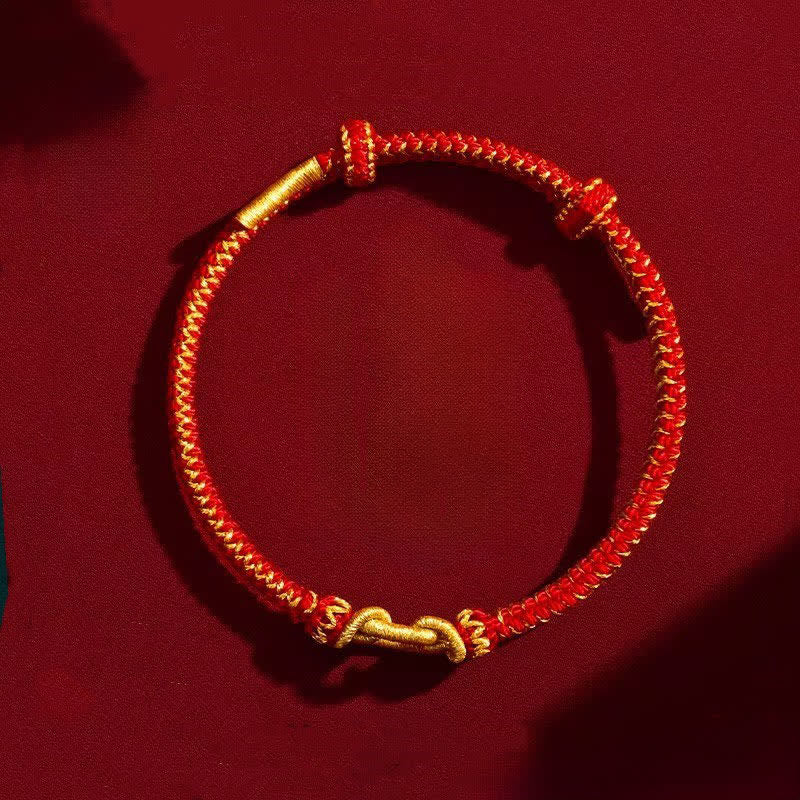 Nimara Ritual Red String Chinese Zodiac Luck Braided Knot Bracelet