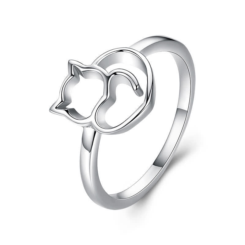 Nimara Ritual Copper Minimalist Cat Grounding Ring