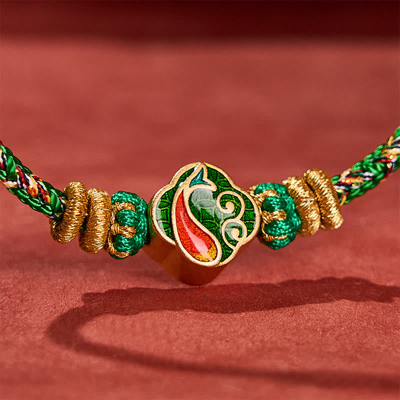 Nimara Ritual Hand-Woven String Koi Fish Success Rope Bracelet