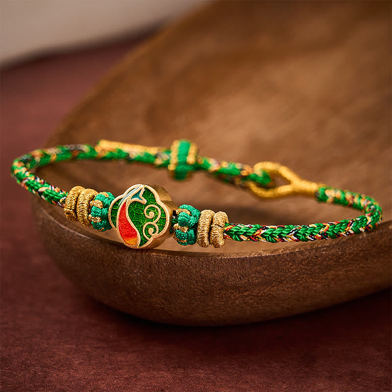 Nimara Ritual Hand-Woven String Koi Fish Success Rope Bracelet