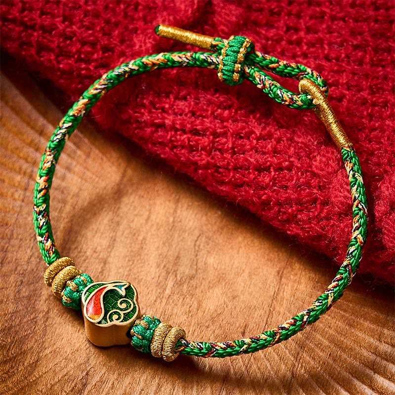 Nimara Ritual Hand-Woven String Koi Fish Success Rope Bracelet