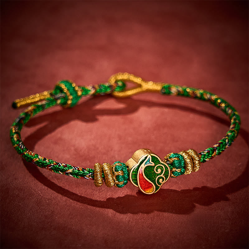 Nimara Ritual Hand-Woven String Koi Fish Success Rope Bracelet