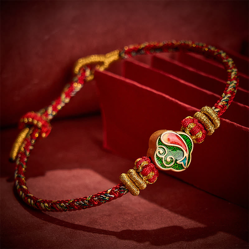 Nimara Ritual Hand-Woven String Koi Fish Success Rope Bracelet