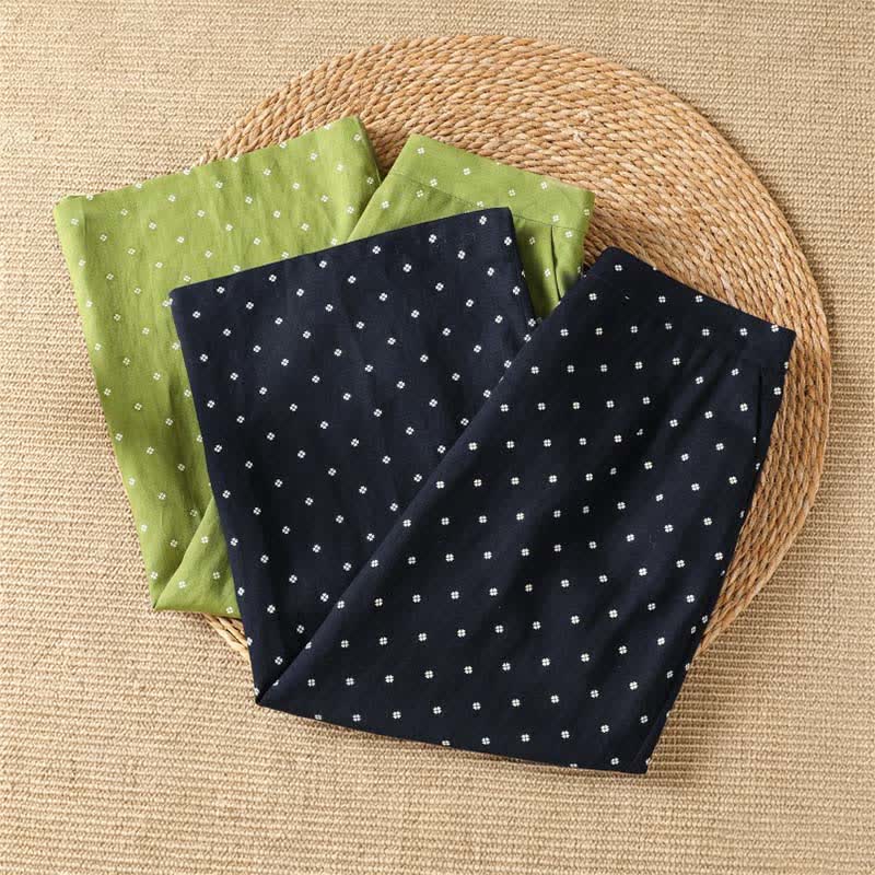Nimara Ritual Summer Casual Vintage Polka Dot Women's Skirts With Pockets