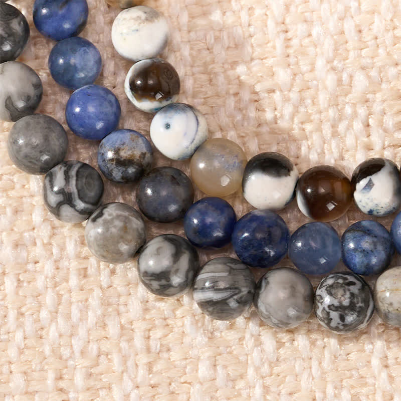 Nimara Ritual 3pcs "Ignite Your Grounded Power" Fire Agate Truth Bracelet Includes Gift Message Card