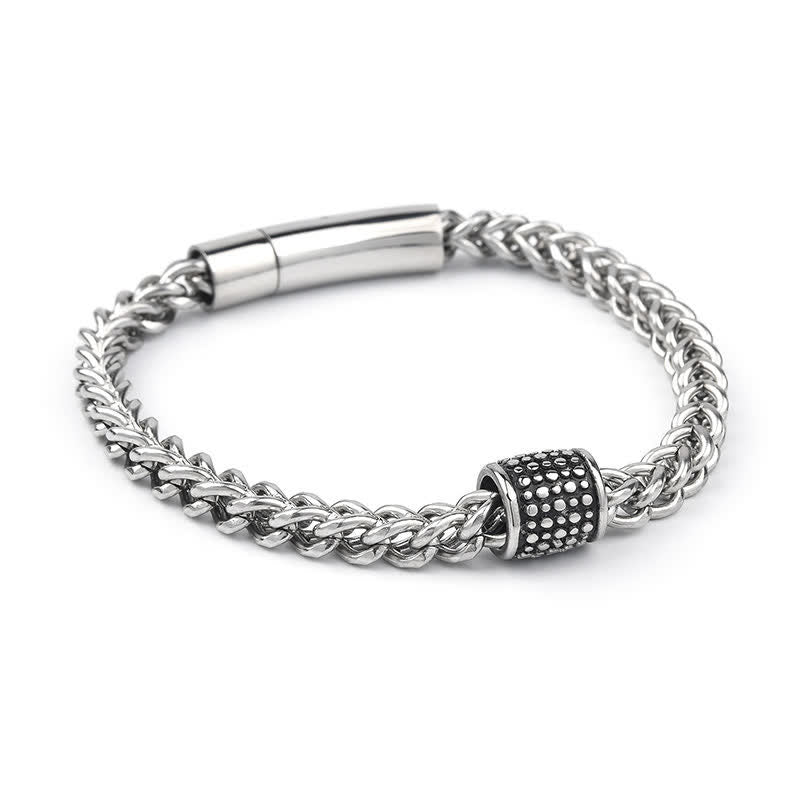 Nimara Ritual Titanium Steel Braided Chain Strengthen Bracelet