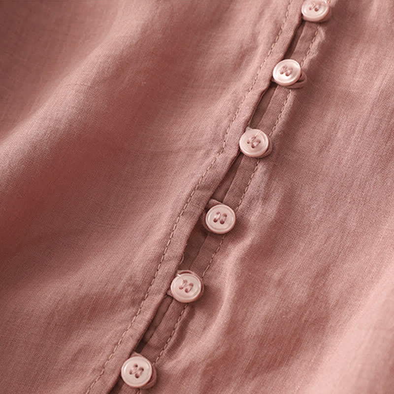 Nimara Ritual Embroidery Button-down Women's Shirt