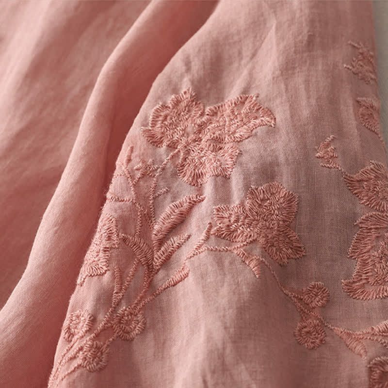 Nimara Ritual Embroidery Button-down Women's Shirt