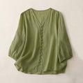 Nimara Ritual Embroidery Button-down Women's Shirt