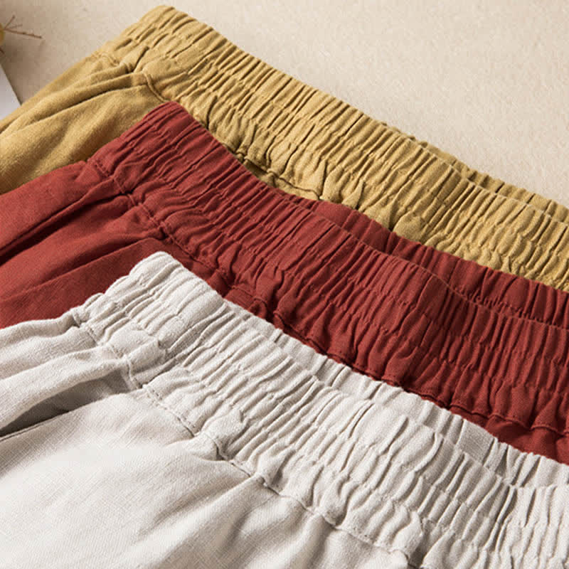 Nimara Ritual Casual Solid Color Women's Wide Leg Pants With Pockets