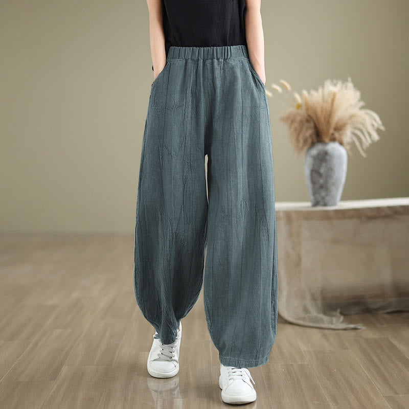 Nimara Ritual Casual Plain Women's Harem Pants With Pockets