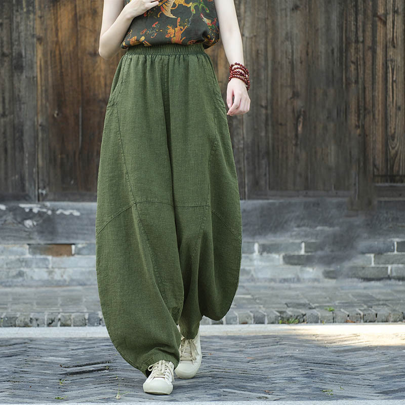 Nimara Ritual Pants Harem Trousers Loose Zen Yoga Tai Chi Women's Pants