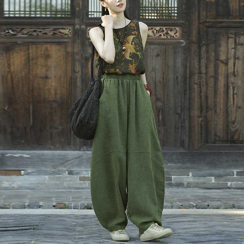 Nimara Ritual Pants Harem Trousers Loose Zen Yoga Tai Chi Women's Pants