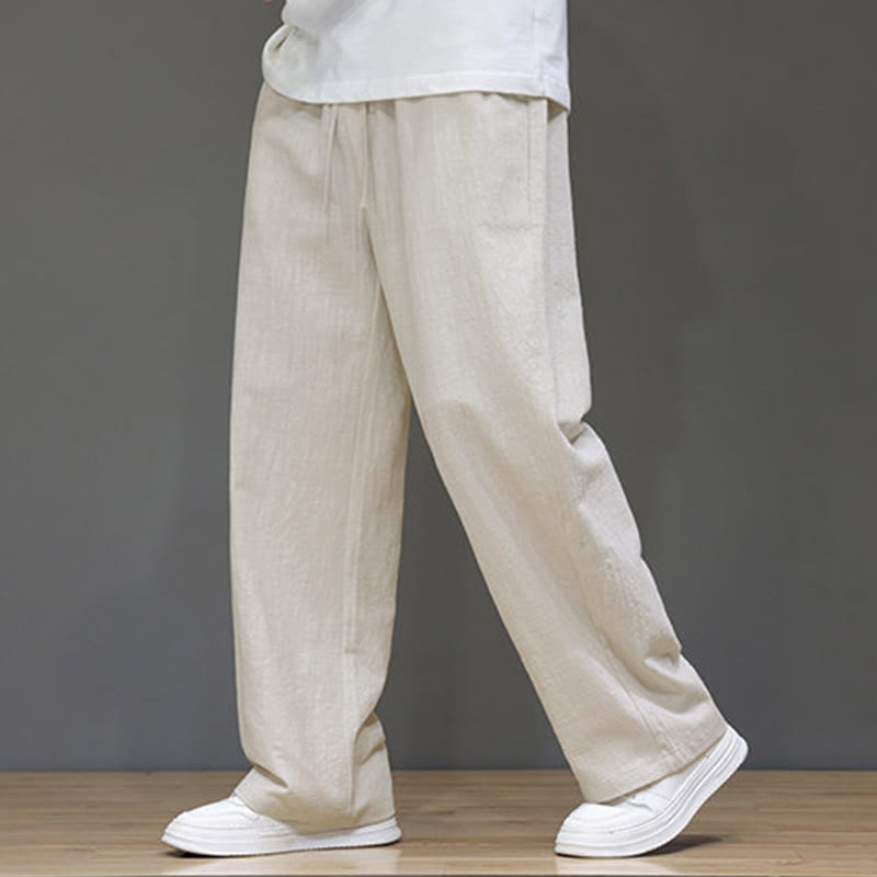 Nimara Ritual Summer Men's Straight Leg Pants With Pockets