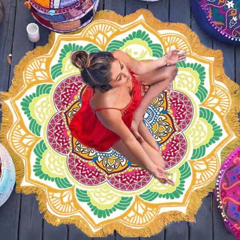 Nimara Ritual Tibetan Mandala Harmony Mat Decoration
