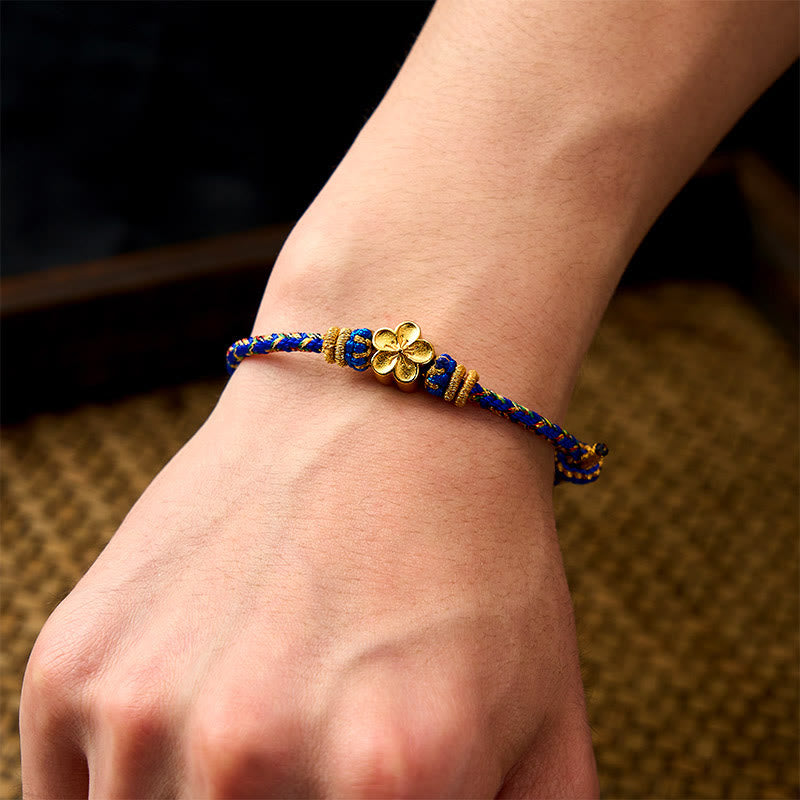 Nimara Ritual Hand-Woven String Om Mani Padme Hum Peace Bracelet