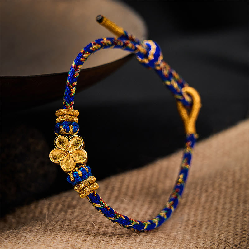 Nimara Ritual Hand-Woven String Om Mani Padme Hum Peace Bracelet