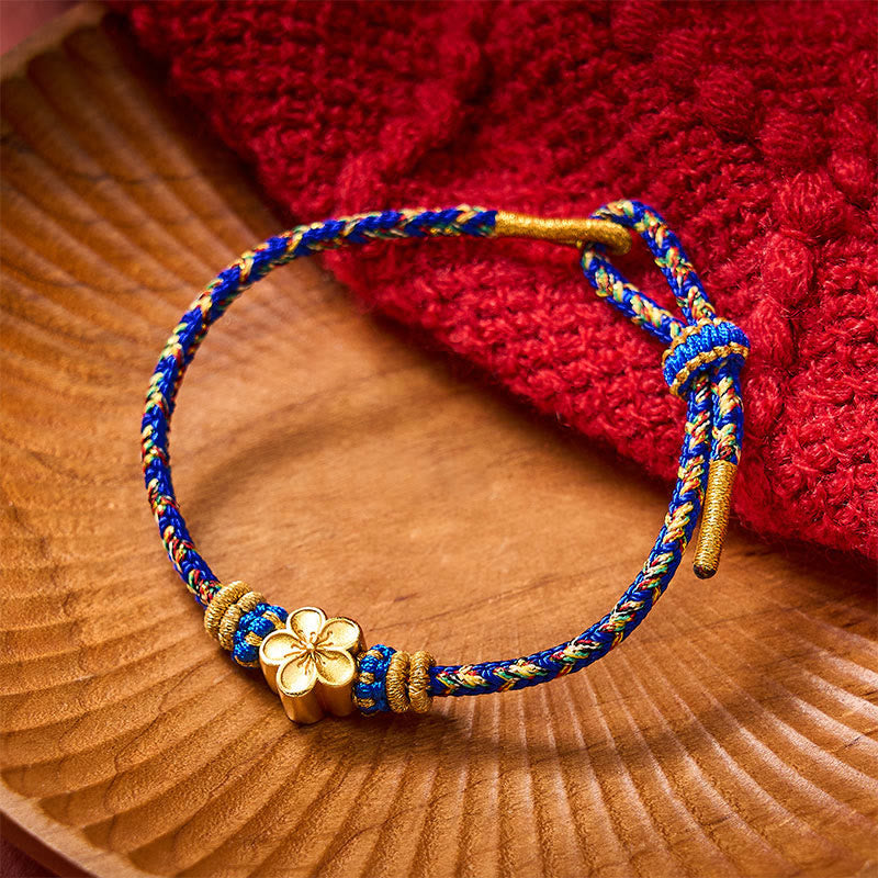 Nimara Ritual Hand-Woven String Om Mani Padme Hum Peace Bracelet