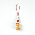 Healing and Calm Hand Carved Sandalwood Cat Fish Keychains