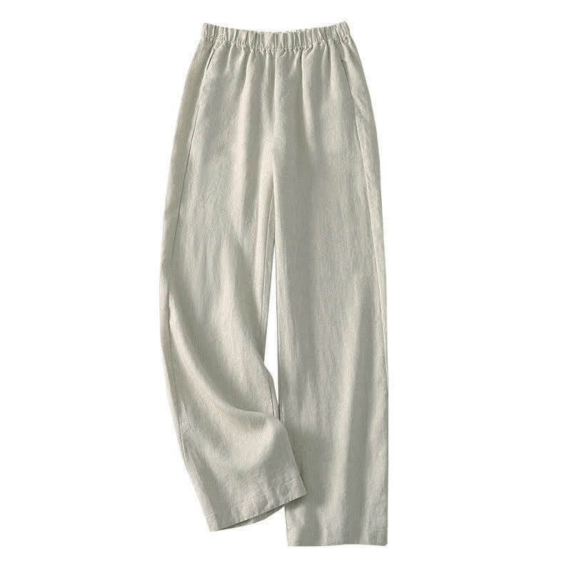 Nimara Ritual Daily Plain Simple Design Women's Pants With Pockets