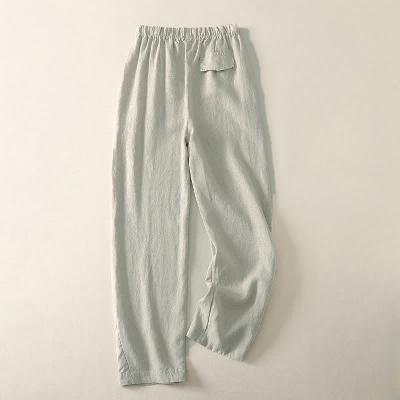 Nimara Ritual Daily Plain Simple Design Women's Pants With Pockets