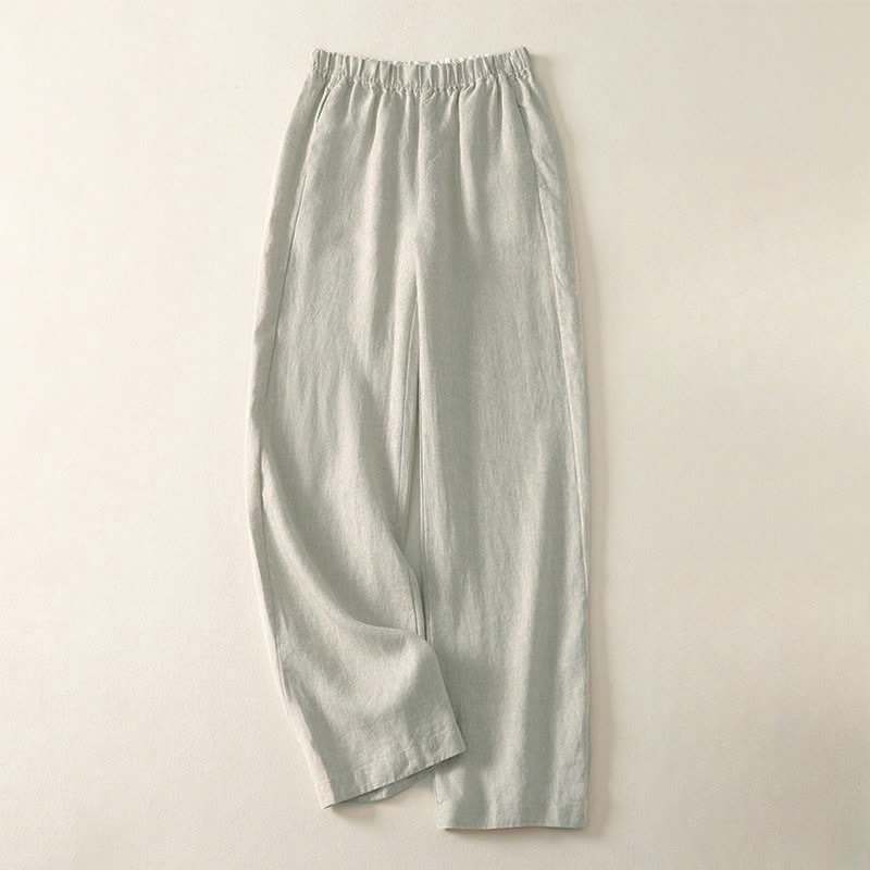 Nimara Ritual Daily Plain Simple Design Women's Pants With Pockets