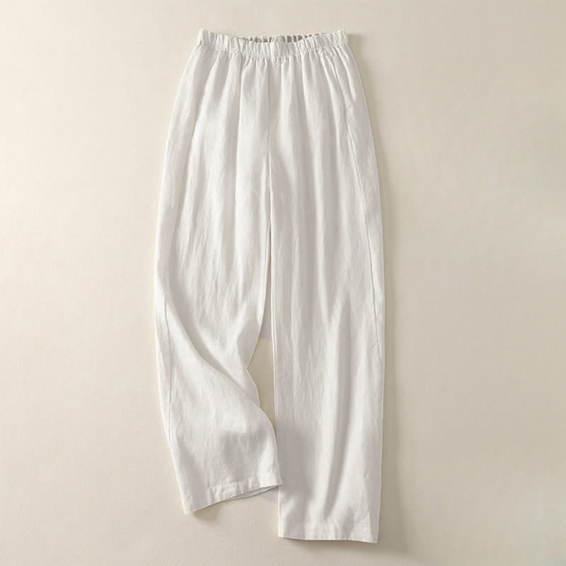 Nimara Ritual Daily Plain Simple Design Women's Pants With Pockets