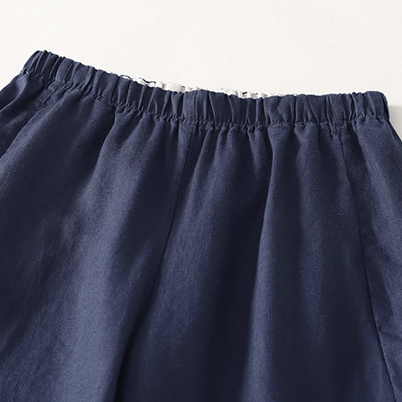 Nimara Ritual Daily Plain Simple Design Women's Pants With Pockets