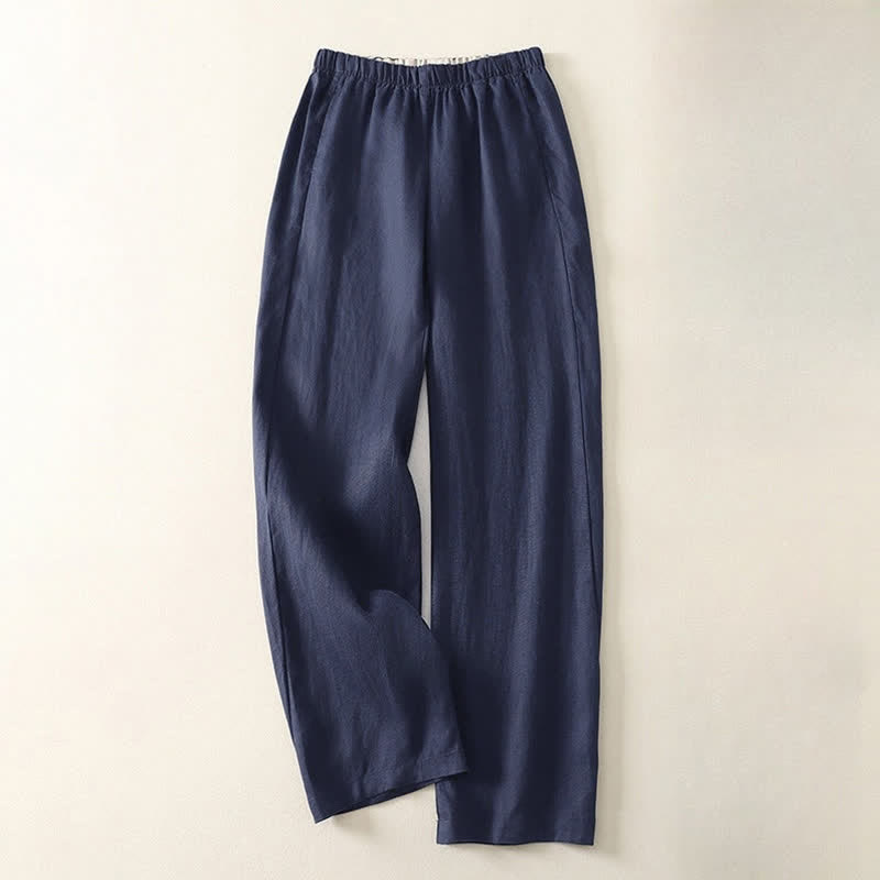 Nimara Ritual Daily Plain Simple Design Women's Pants With Pockets