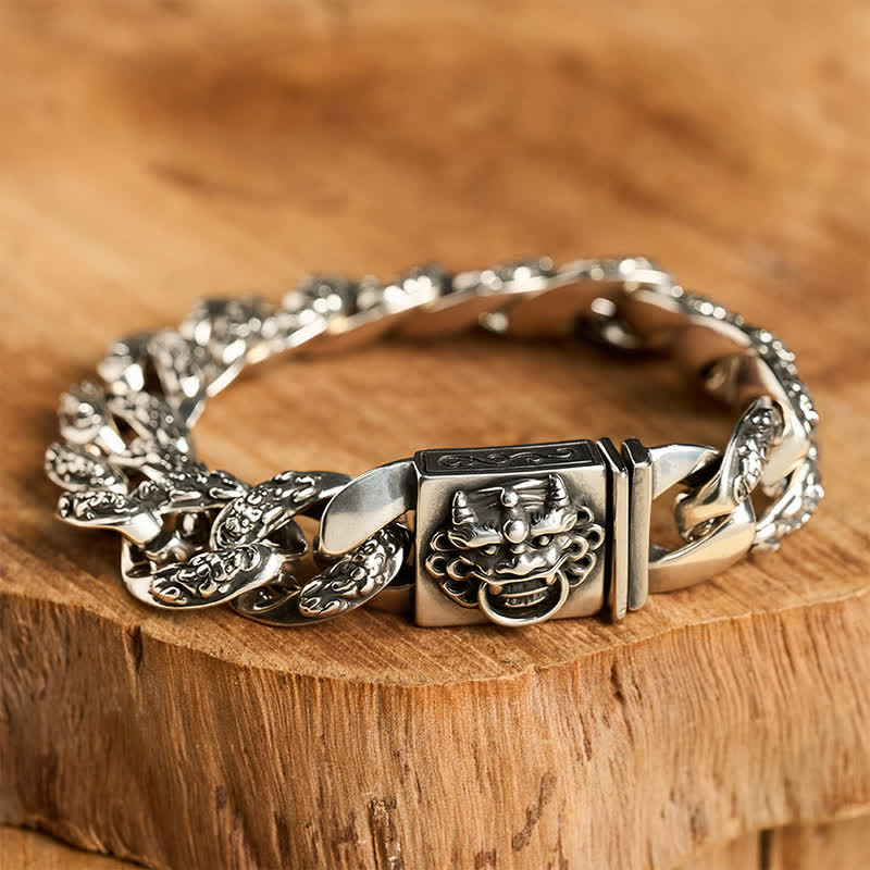 Nimara Ritual Two Tone Copper Pi Xiu Auspicioisness Bracelet