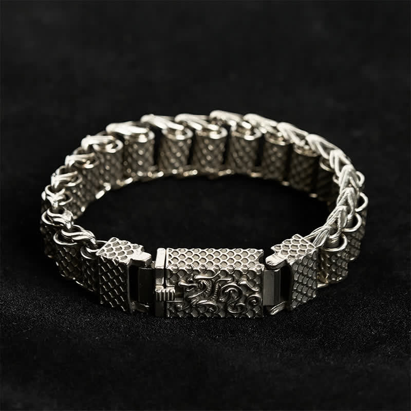 Nimara Ritual Copper Dragon Chain Link Wealth Bracelet