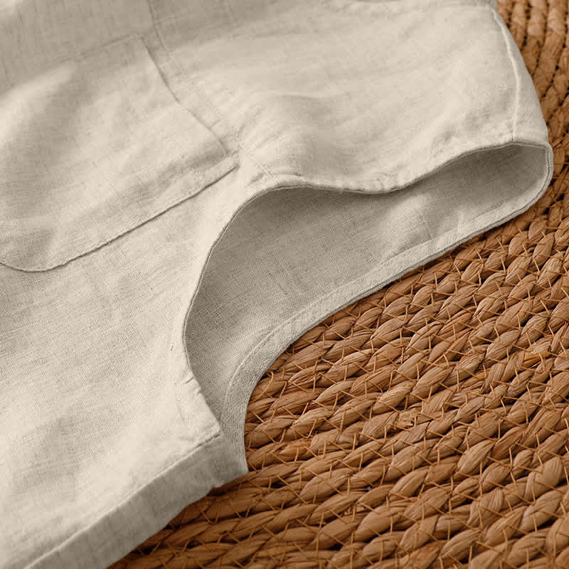 Nimara Ritual Summer Casual Minimalist Geometric Hollow Hem Ankle Pants Women's Wide Leg Pants With Pockets