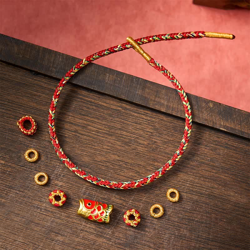Nimara Ritual Koi Fish Luck Hand-Woven String Bracelet