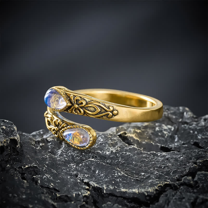 Self Care and Freedom Copper Liuli Butterfly Open Ring