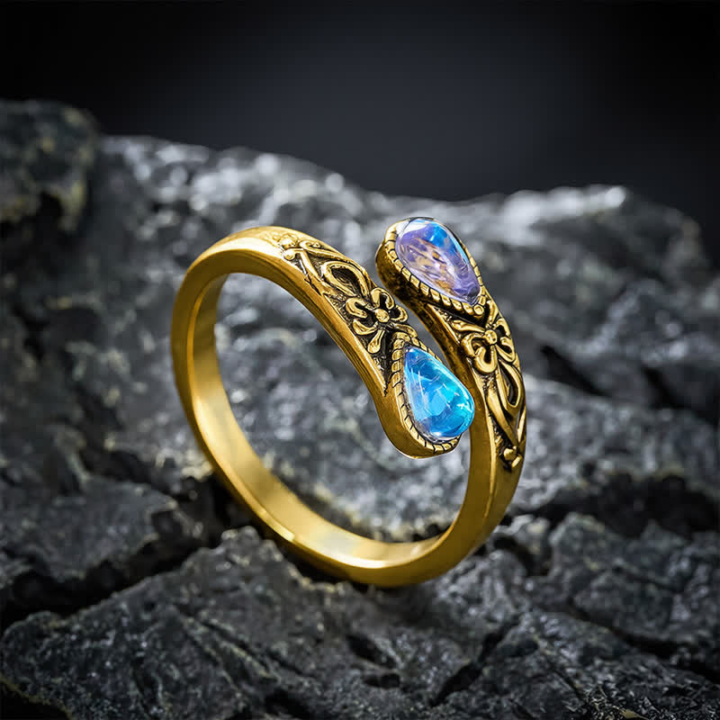 Self Care and Freedom Copper Liuli Butterfly Open Ring