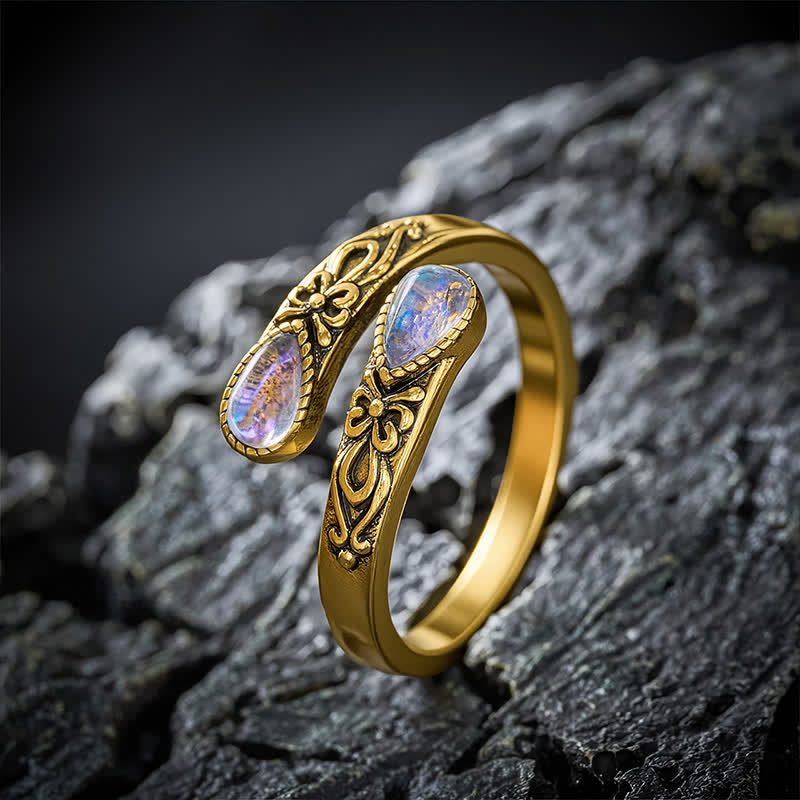 Self Care and Freedom Copper Liuli Butterfly Open Ring