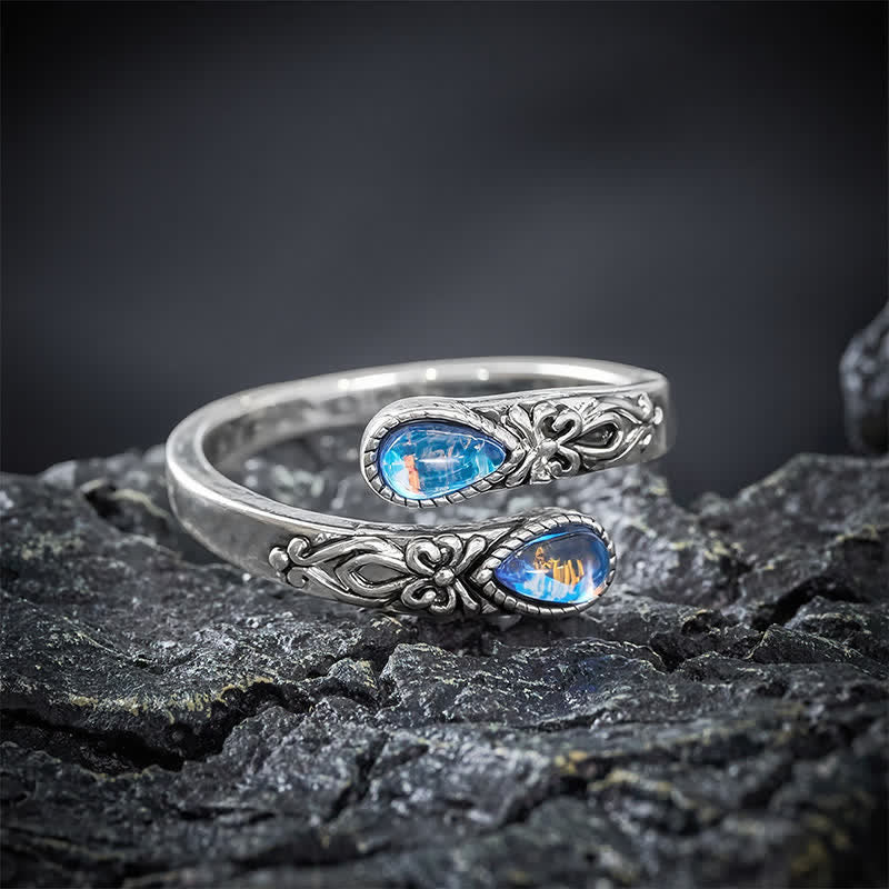 Self Care and Freedom Copper Liuli Butterfly Open Ring
