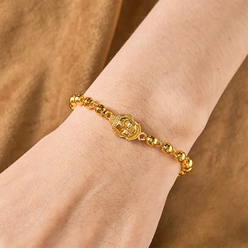 Nimara Ritual Copper Buddha Beaded Serenity Bracelet
