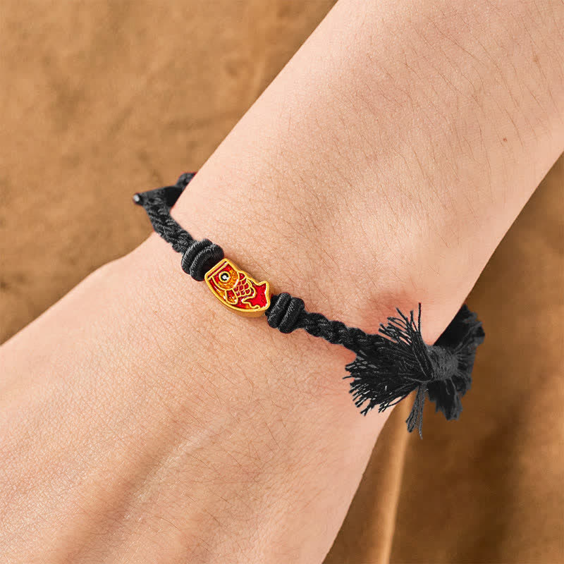 Nimara Ritual Auspicious Red String Koi Fish Success Bracelet