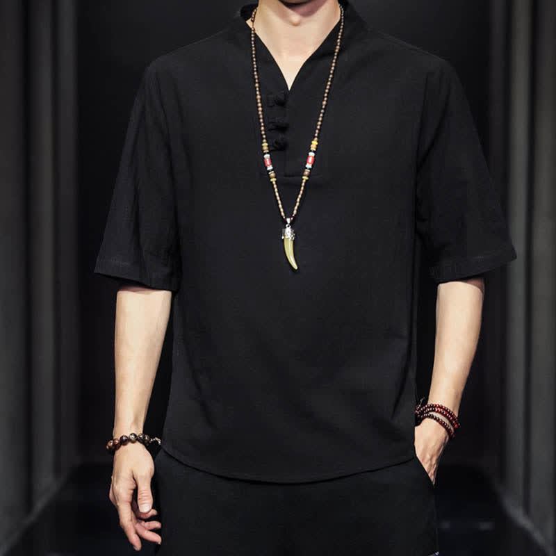 Nimara Ritual Casual Summer Half Sleeve Shirt Men's Short Sleeve Shirts