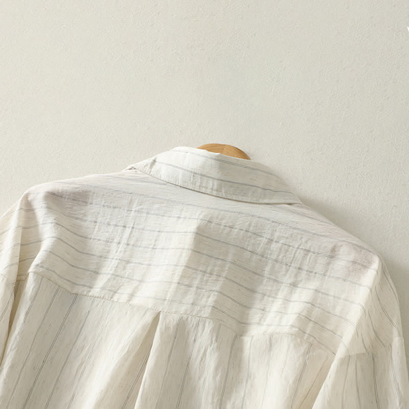 Nimara Ritual Summer Casual Minimalist Button-Up Solid Women's Long Sleeve Shirts
