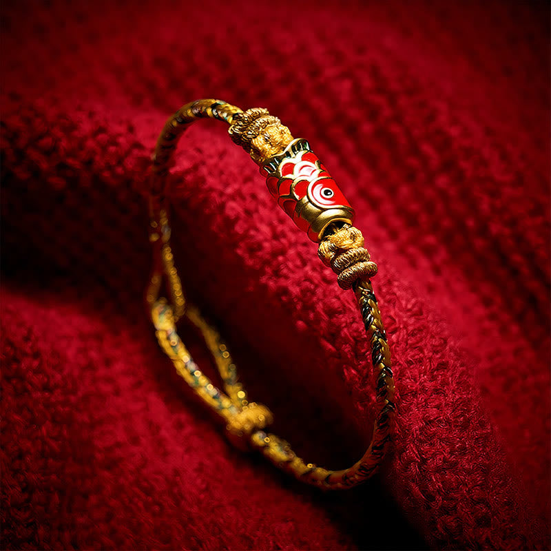 Nimara Ritual Koi Fish Luck Hand-Woven String Bracelet