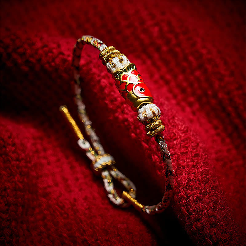 Nimara Ritual Koi Fish Luck Hand-Woven String Bracelet