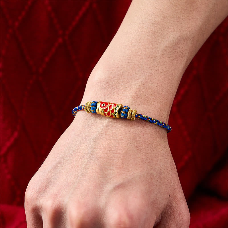 Nimara Ritual Koi Fish Luck Hand-Woven String Bracelet