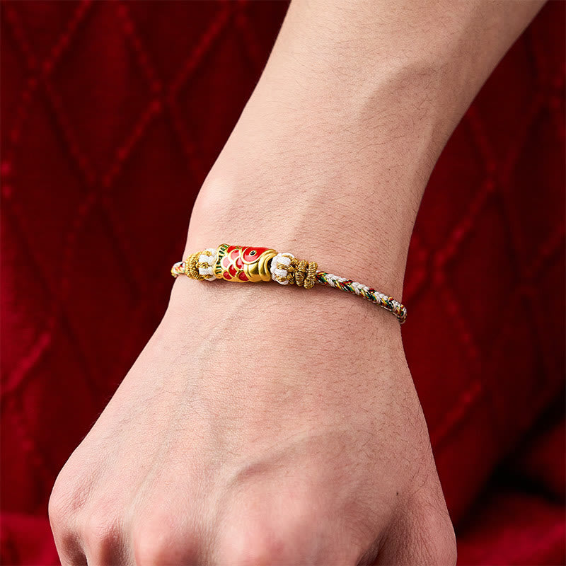Nimara Ritual Koi Fish Luck Hand-Woven String Bracelet