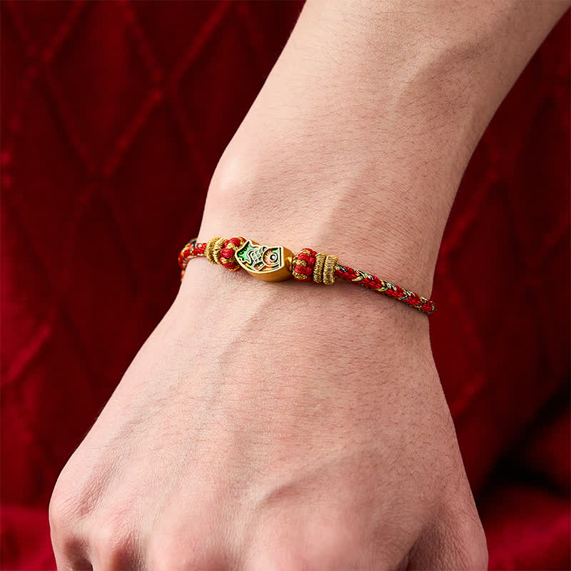 Nimara Ritual Hand-Woven String Koi Fish Strength Rope Bracelet