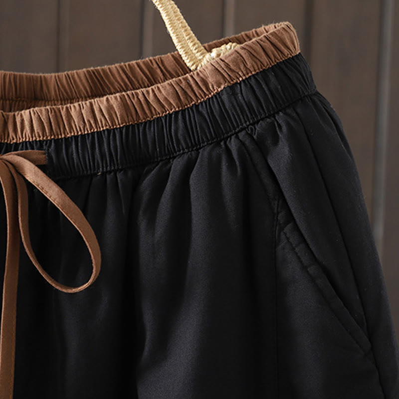 Nimara Ritual Plain Women's Harem Thermal Pants With Pockets