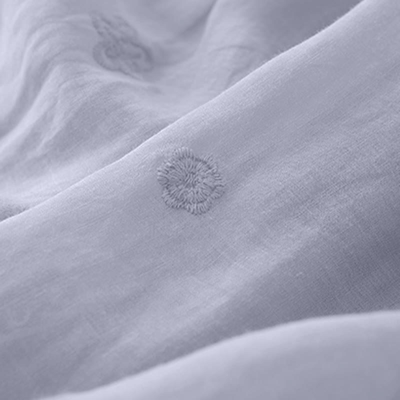 Nimara Ritual Embroidery Hollow Design A-line Drawstring High Waist Women's Skirt With Pockets