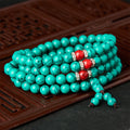 Nimara Ritual Turquoise Inspired 108 Beads Multi Wrap Protection Mala
