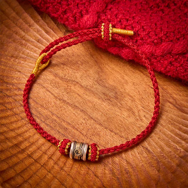 Nimara Ritual Copper Yin Yang Red String Harmony Bracelet